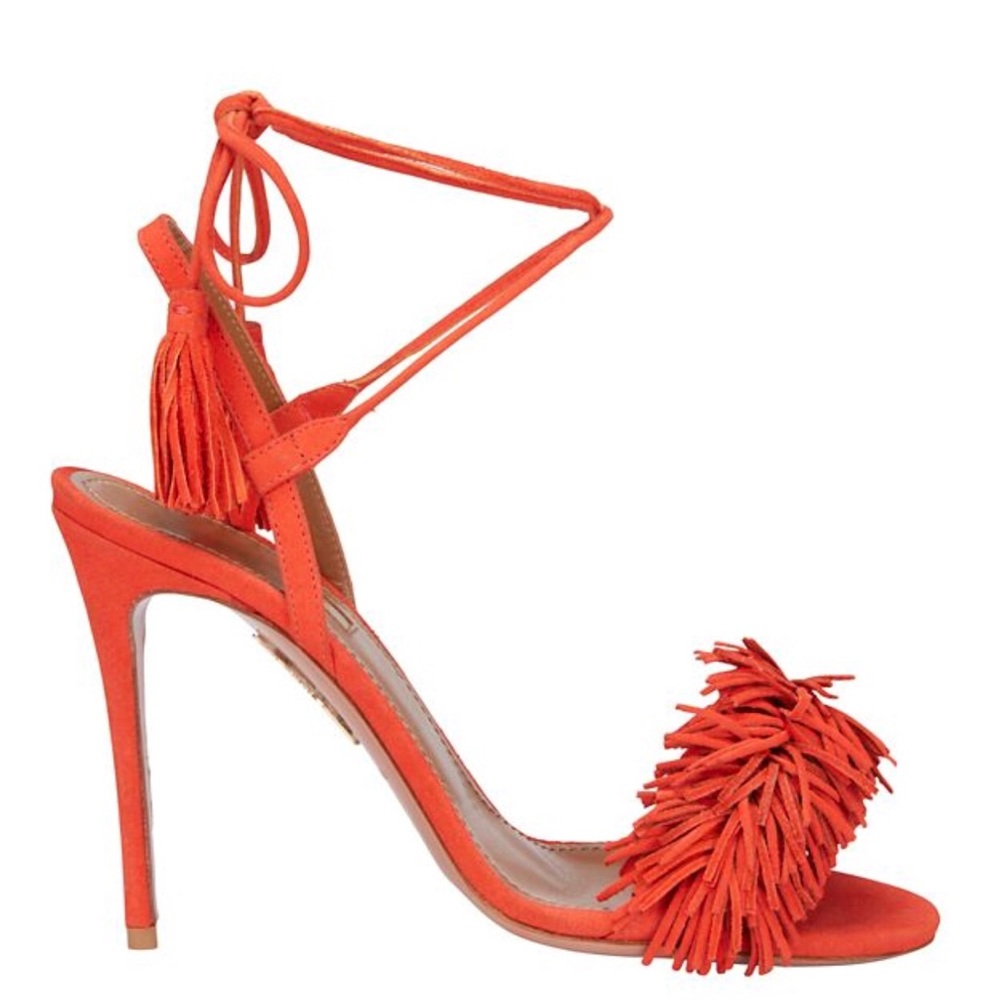 Authentic Brand New Aquazzura 38 (US 8) Orange